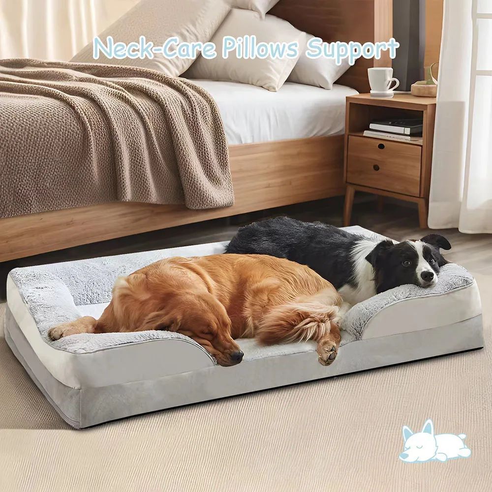 Sofa orthopédique pour votre chien, haute qualité.