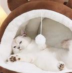 Nid de chat cocooning.