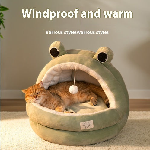 Nid de chat cocooning.