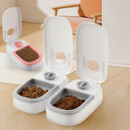 Distributeur de nourriture avec minuteur intelligent pour chiens et chats.