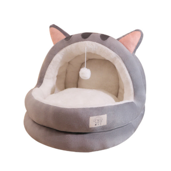 Nid de chat cocooning.