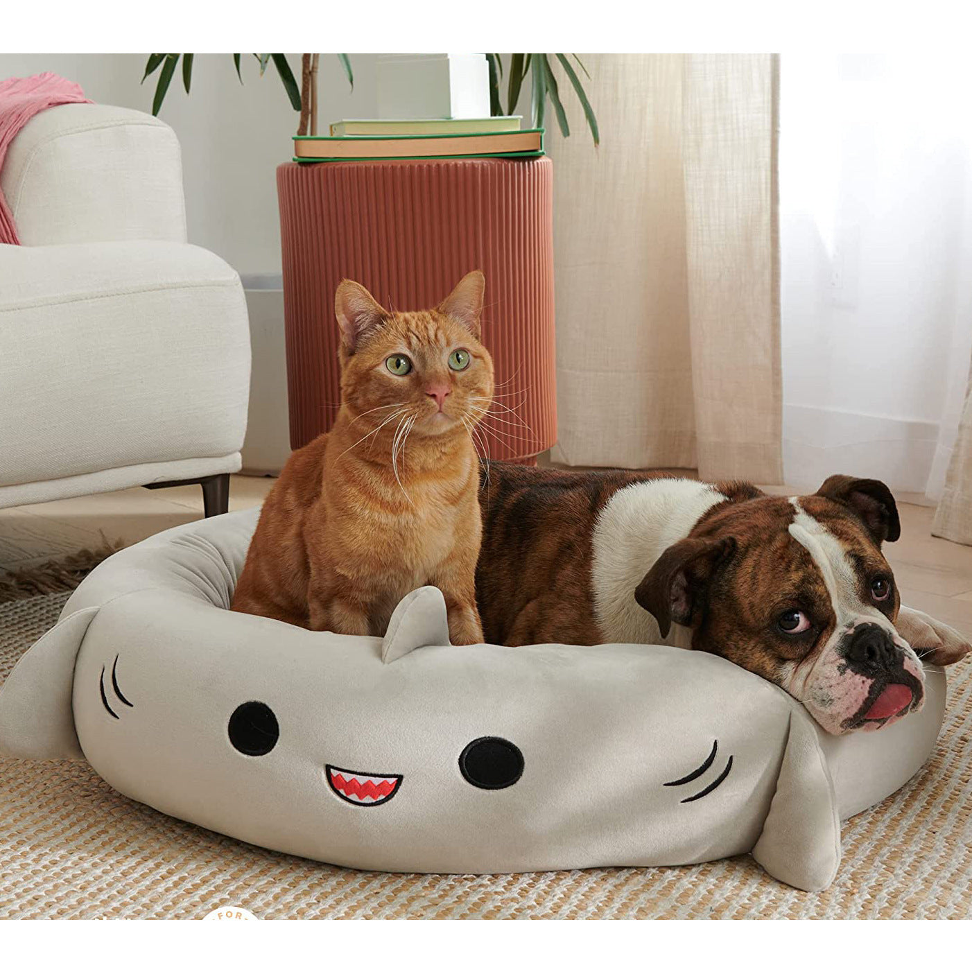 Tapis pour animaux de compagnie en peluche super douce.