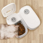 Distributeur de nourriture avec minuteur intelligent pour chiens et chats.