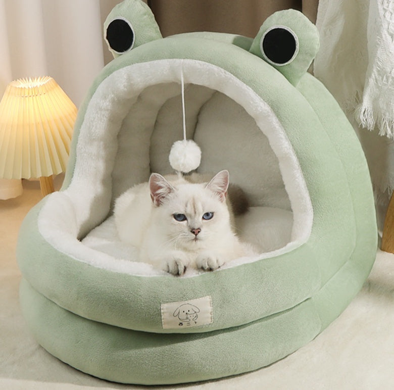 Nid de chat cocooning.
